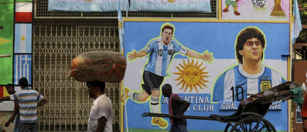 Fanáticos de Messi marcharon a favor de Argentina en Calcuta