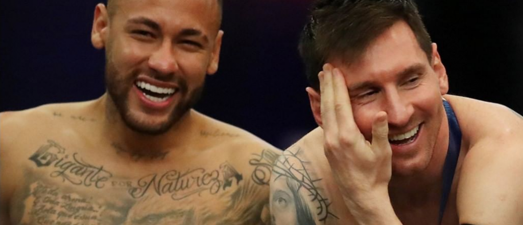 Más amigos que rivales: la increíble postal de Messi y Neymar en el Maracaná