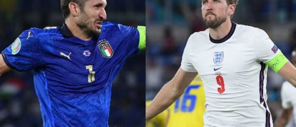Inglaterra e Italia definen la Eurocopa en Wembley: hora y TV