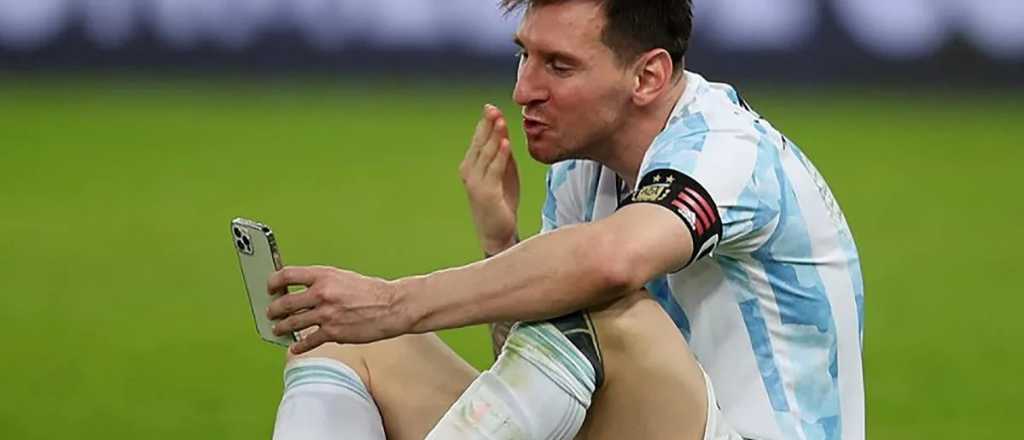 La imagen más tierna: Messi compartió su alegría con Antonela