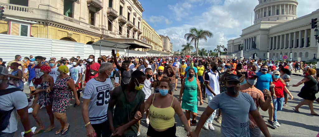 La Cancillería argentina sin postura por las protestas en Cuba
