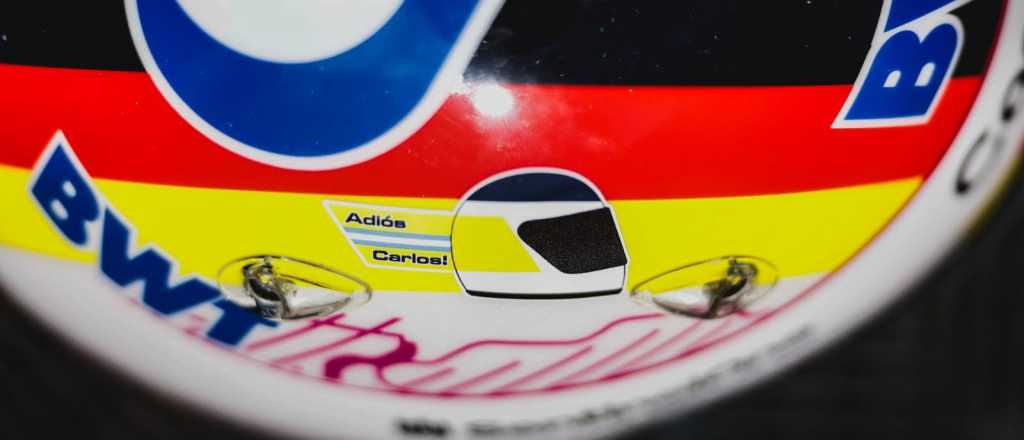 Vettel le rindió homenaje a Reutemann con un casco especial