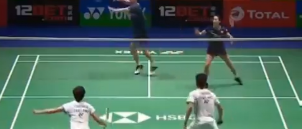 Intenso y descomunal: el incre&iacute;ble punto de b&aacute;dminton