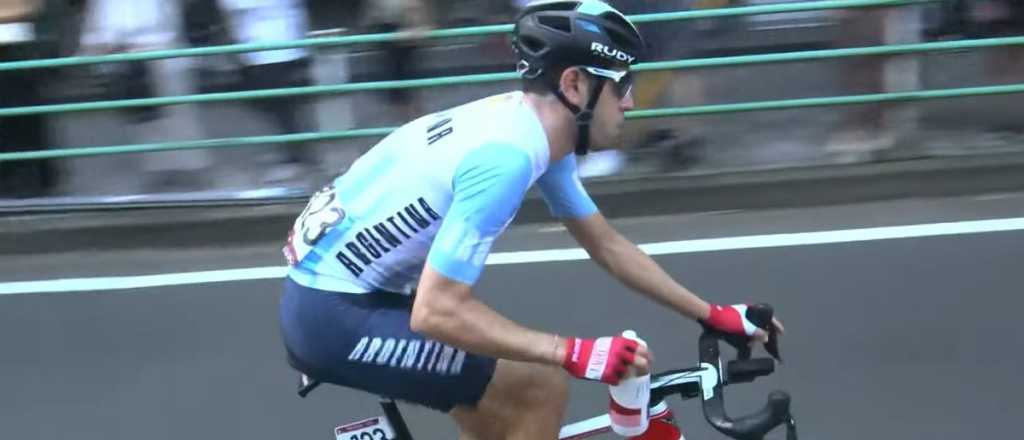Sepúlveda abandonó en la prueba de ciclismo de ruta