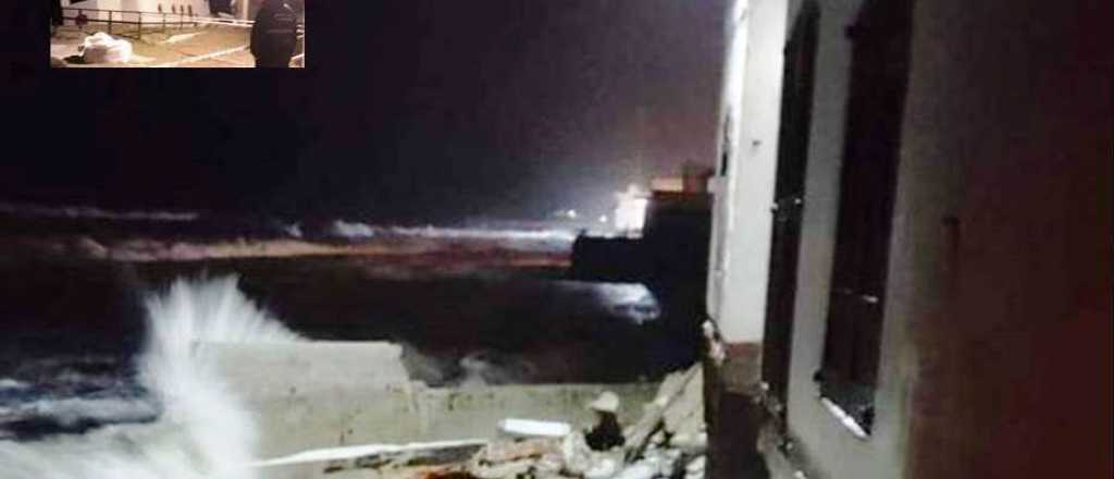 Video: una casa se derrumbó en Mar del Tuyú
