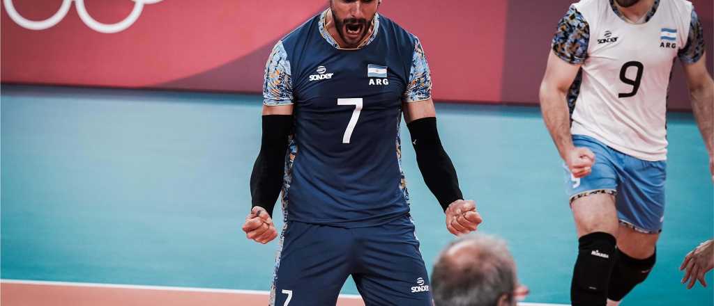 La Selecci&oacute;n argentina de v&oacute;ley se meti&oacute; en cuartos de final