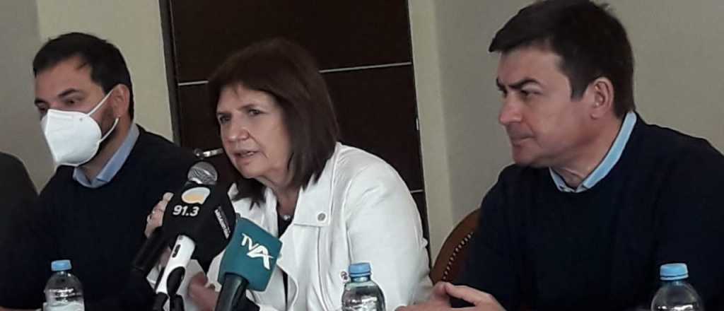 Patricia Bullrich destac&oacute; en Mendoza que en JxC no habr&aacute; agresiones