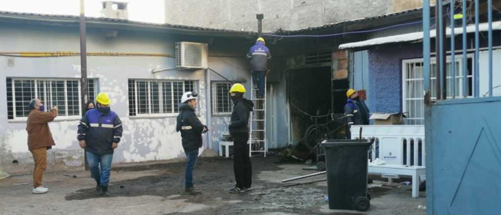 Incendiaron un depósito de la Municipalidad de Guaymallén 