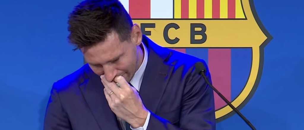 Messi, entre lágrimas: "No estaba preparado"