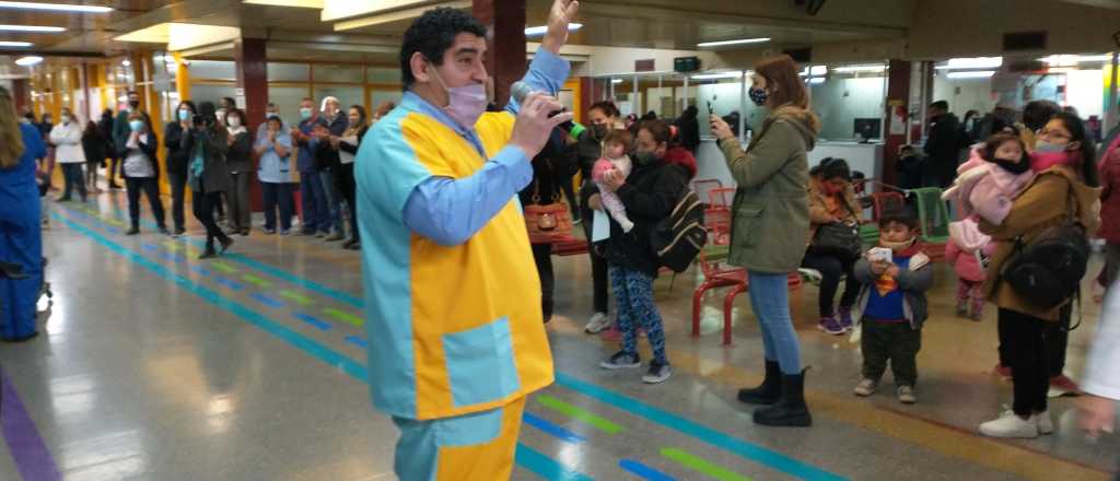 Video: artistas sorprendieron a chicos en el Notti