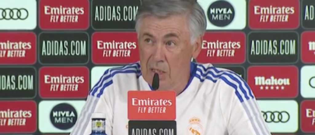 Ancelotti se sinceró: "Tendrá que elegir, no tiene lugar"