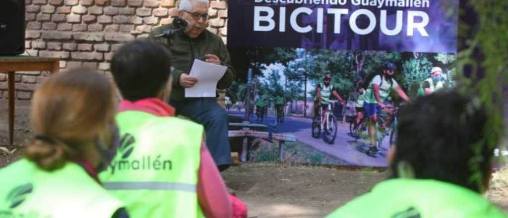Guaymall&eacute;n realiz&oacute; un bicitour en memoria del Libertador