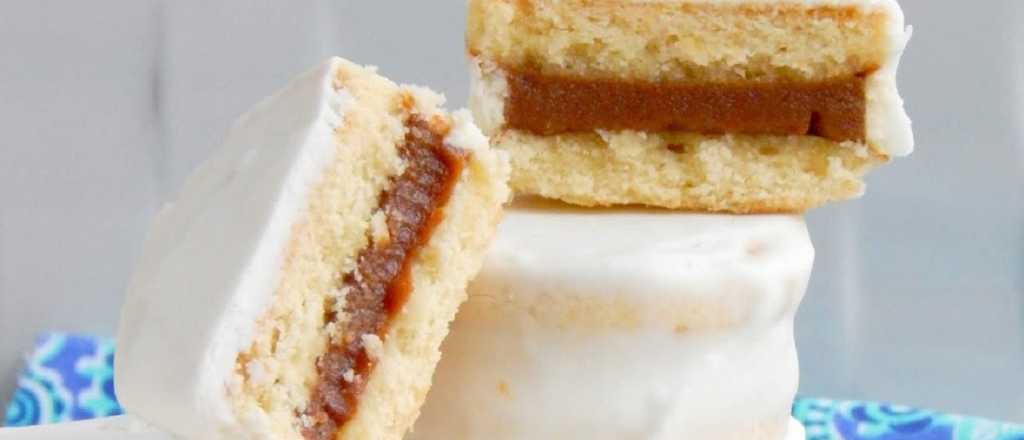 Alfajor glaseado de dulce de leche: la forma m&aacute;s r&aacute;pido de hacerlo