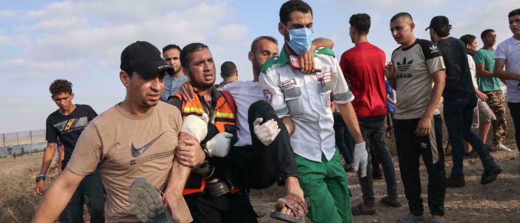 Israel reprime una protesta palestina en Gaza y deja 42 heridos