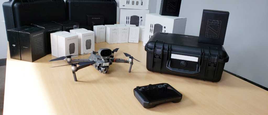 La Policía de Mendoza sumó nuevos drones para patrullajes