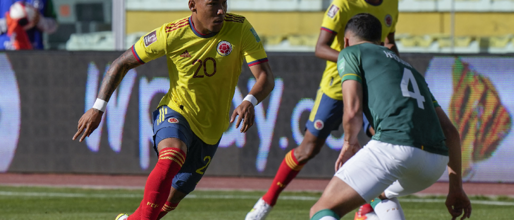 Bolivia le empató sobre el final a Colombia con un golazo