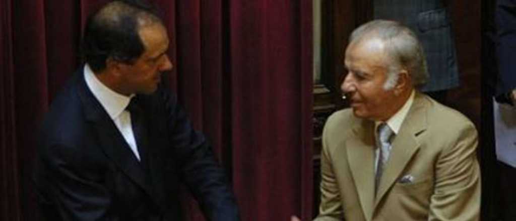 Scioli le agradeci&oacute; p&uacute;blicamente a Menem en La Rioja