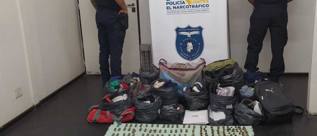 Millonario secuestro de droga en Ciudad: 20 kilos de cocaína