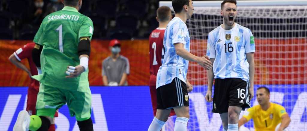Argentina venció a Serbia y clasificó a Octavos