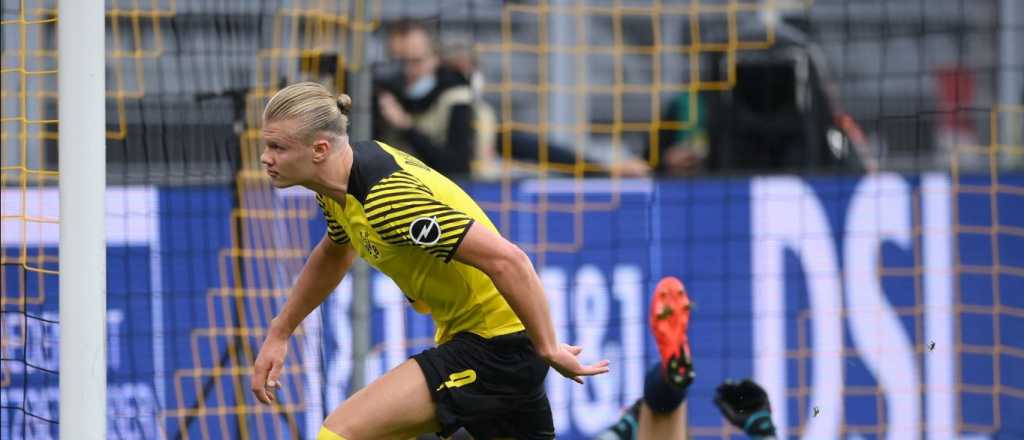 Haaland y un gol salvaje para el 4-2 del Dortmund