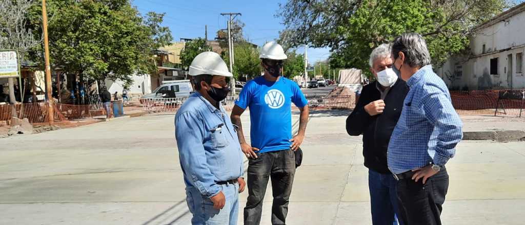 Emir F&eacute;lix recorri&oacute; gran parte de las obras de San Rafael