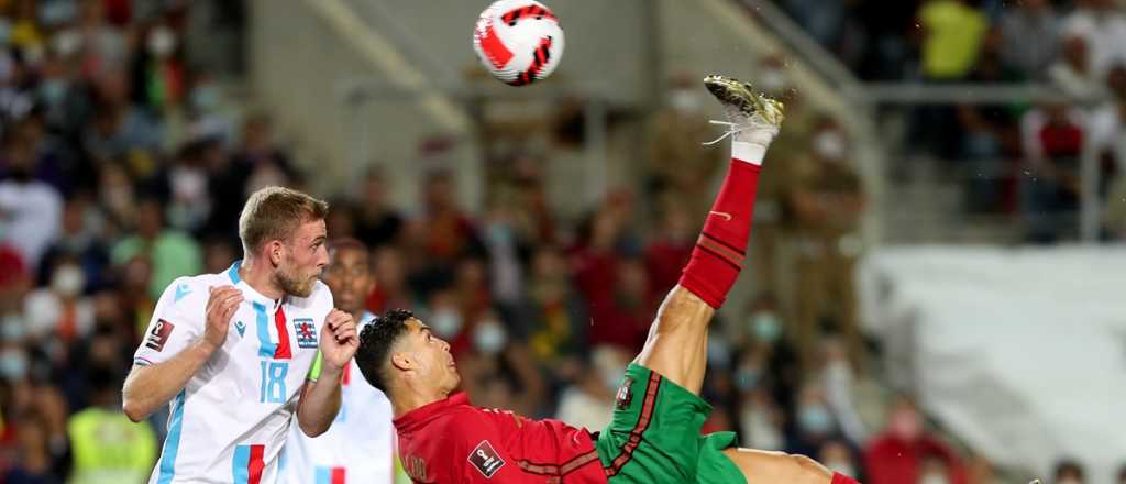 Con un triplete de Cristiano, Portugal goleó a Luxemburgo