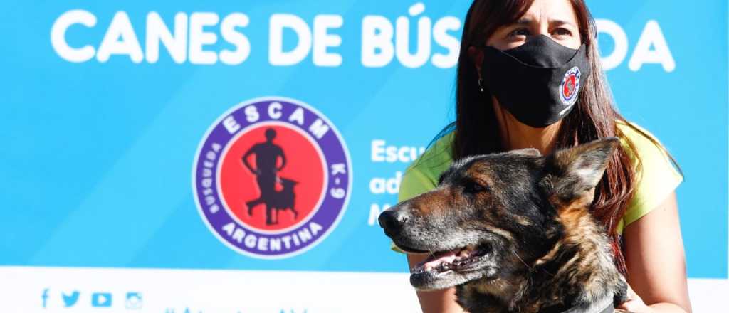 Se retira Ruca, la perra rastreadora de Mendoza 
