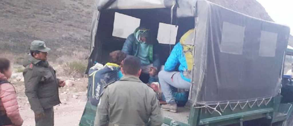 Rescataron a un andinista que cayó desde una montaña en Tunuyán 