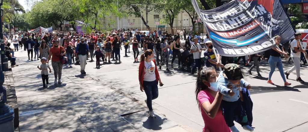 Protesta del Polo Obrero en el Centro: demoras y caos total de tránsito