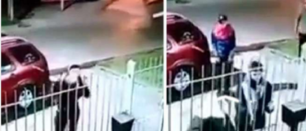 Video: paliza a un joven que intentó evitar que le robaran