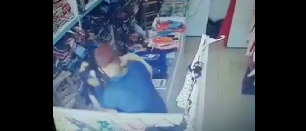 Video: así golpeaba a una embarazada un ladrón en Santa Fe