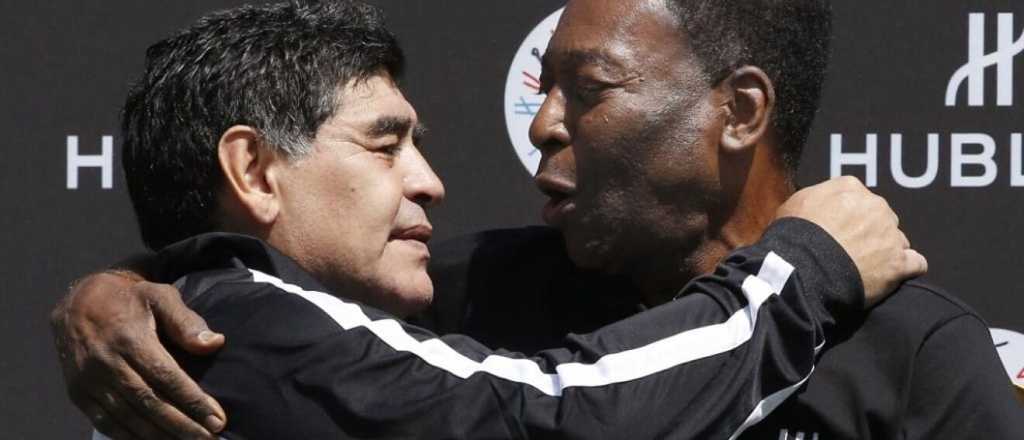 El emotivo mensaje de Pelé para recordar a Maradona