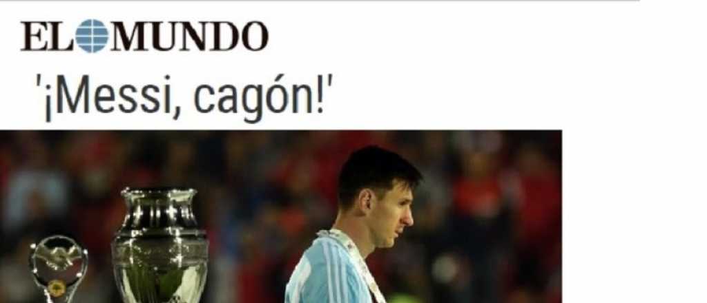"Messi cagón": las portadas más crueles de la derrota Argentina