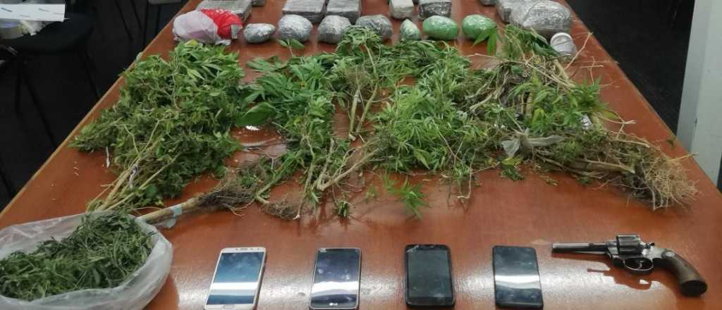 Videos: secuestraron 40 kilos de marihuana en dos operativos en Mendoza