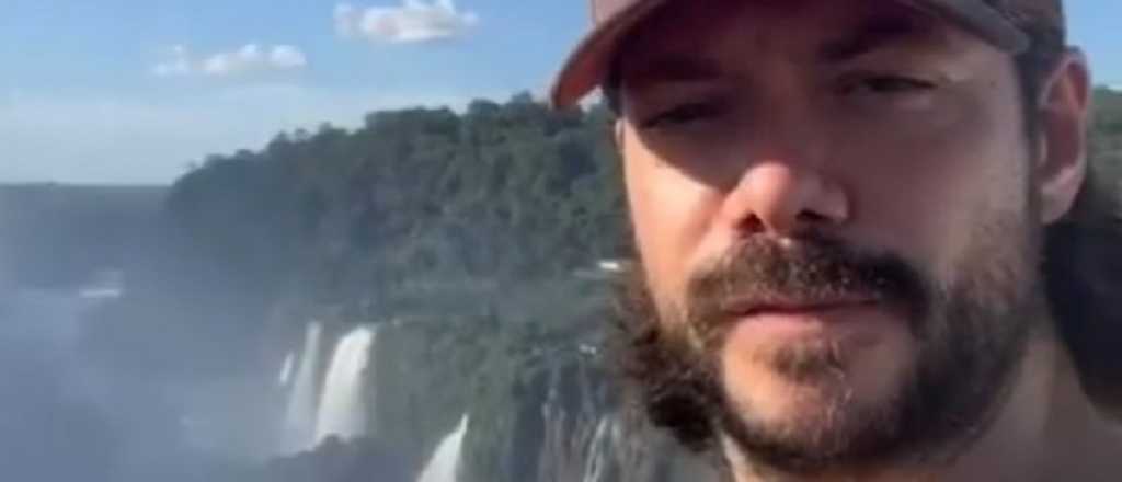 &Aacute;lvaro Morte lleg&oacute; a la Argentina junto a la China Su&aacute;rez