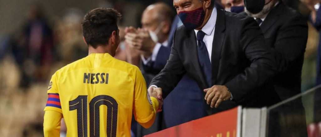 La desafiante frase del presidente del Barça para Messi: "Si quiere volver..."