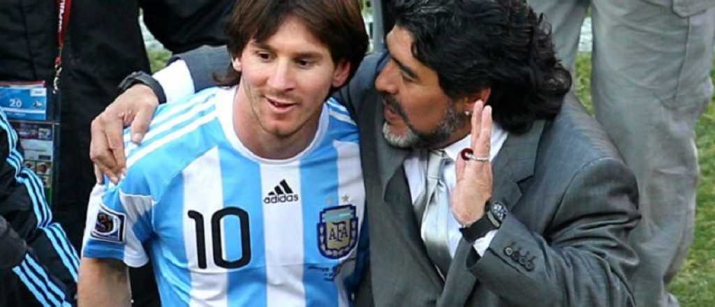 El homenaje de Messi a Diego, a dos años de su muerte