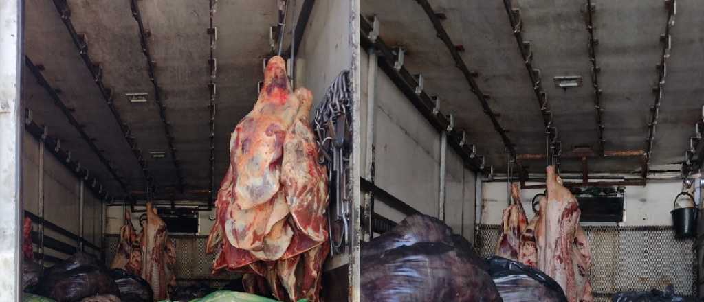 Decomisaron 1500 kilos de carne en mal estado en Las Heras 