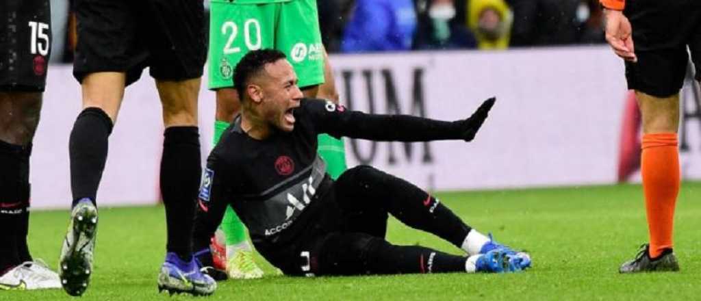 Video: Neymar sufrió una terrible lesión y se fue llorando