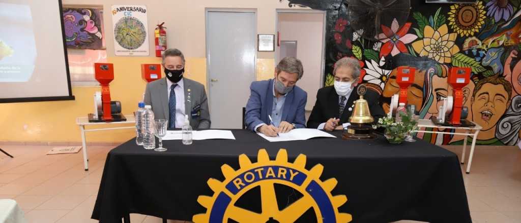 El municipio de San Rafael y Rotary fortalecieron el programa "Nutrir"