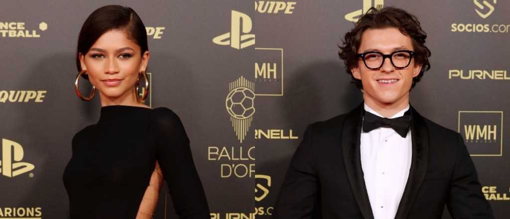 Tom Holland y Zendaya estuvieron en la entrega del Bal&oacute;n de Oro