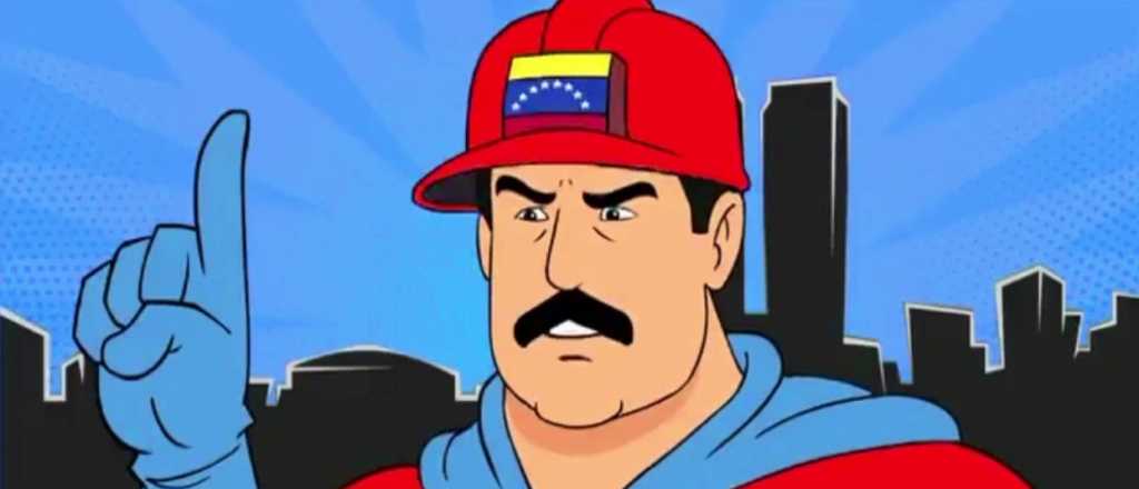 Video: Maduro hizo una caricatura suya como superhéroe 