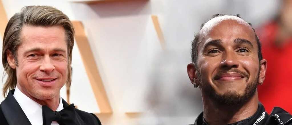 Qu&eacute; har&aacute;n juntos el corredor de F1 Lewis Hamilton y Brad Pitt