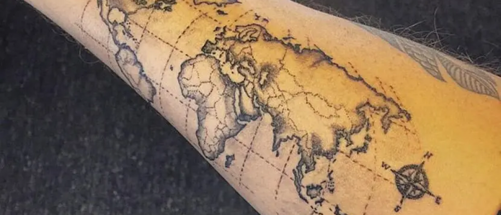 Este es el verdadero "mapa del dolor" de los tatuajes