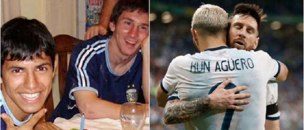 La sentida carta de Messi al Kun: "Voy a extrañar muchísimo estar con vos"