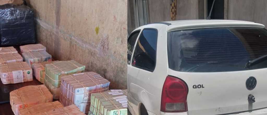 Robaron 9 millones de pesos y los encontraron con un GPS en Guaymall&eacute;n 