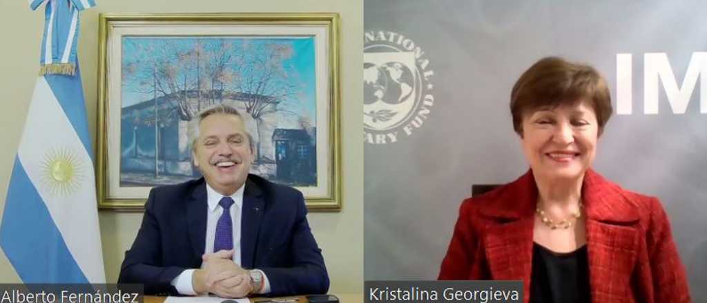 Georgieva se comprometió a seguir "trabajando" con Argentina