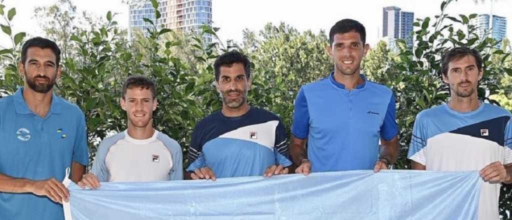 Argentina debut&oacute; en la ATP Cup con un curioso triple 6-1, 6-2