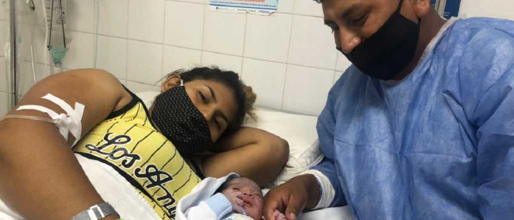 El primer beb&eacute; mendocino del a&ntilde;o es de San Mart&iacute;n 