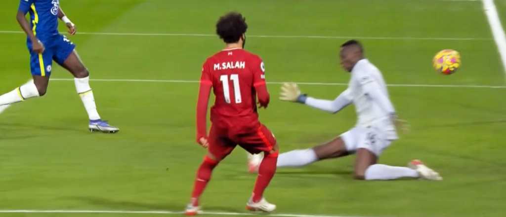 Golazo: con un "toquecito", Salah dej&oacute; pagando al arquero